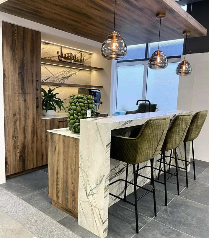 Adviesruimte in de showroom